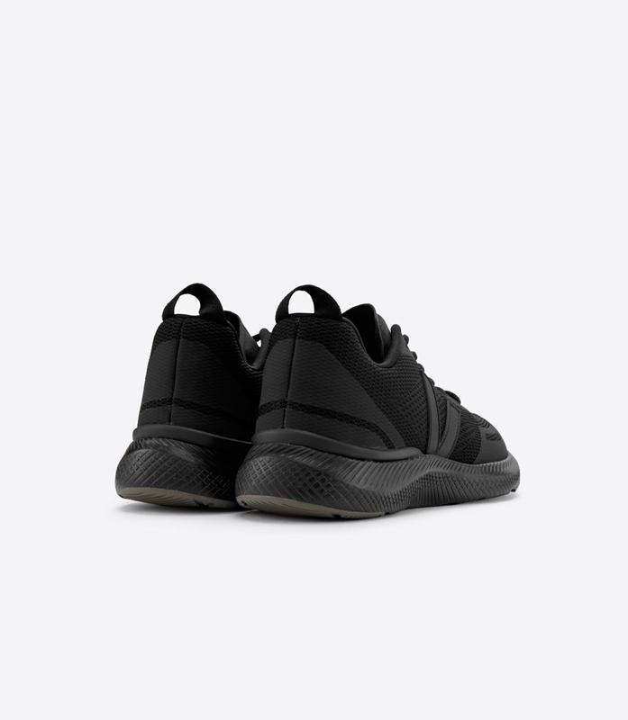 Black Veja Engineered-Mesh Full Kaki Men's Impala | MVOQE-6190