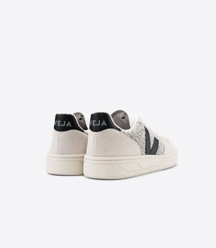 Black Veja Flannel Snow Men's V-10 | PAKOG-8196