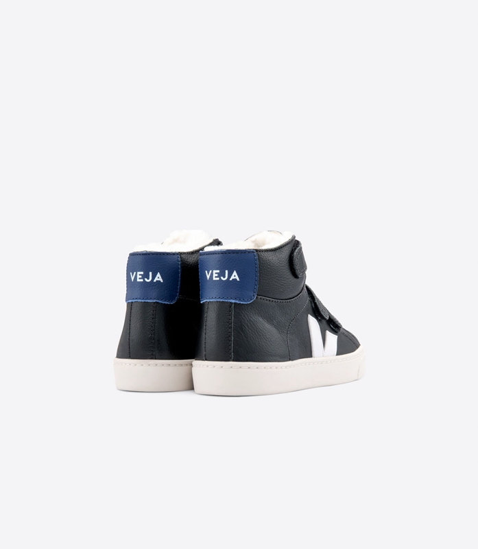 Black Veja Fured Cobalt Kids' Esplar | JLXIV-4615