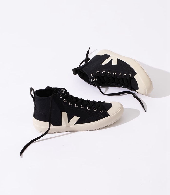 Black Veja Ht Canvas Pierre Women's Nova | OKTPB-5019