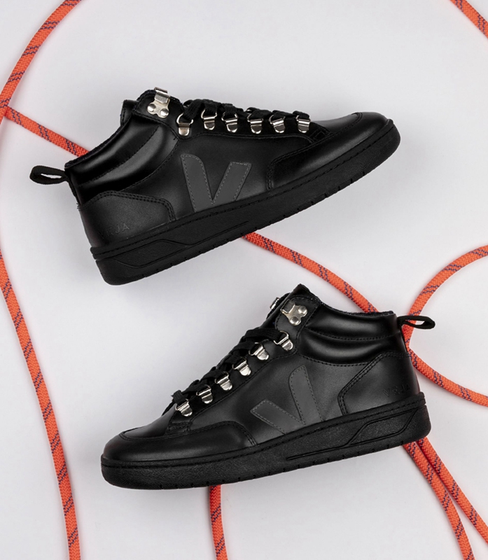 Black Veja Leather Grafite Sole Women's Roraima | XLERV-8952