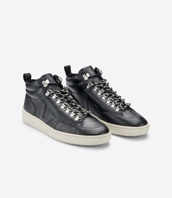 Black Veja Leather Pierre Sole Women's Roraima | WGCHQ-9853