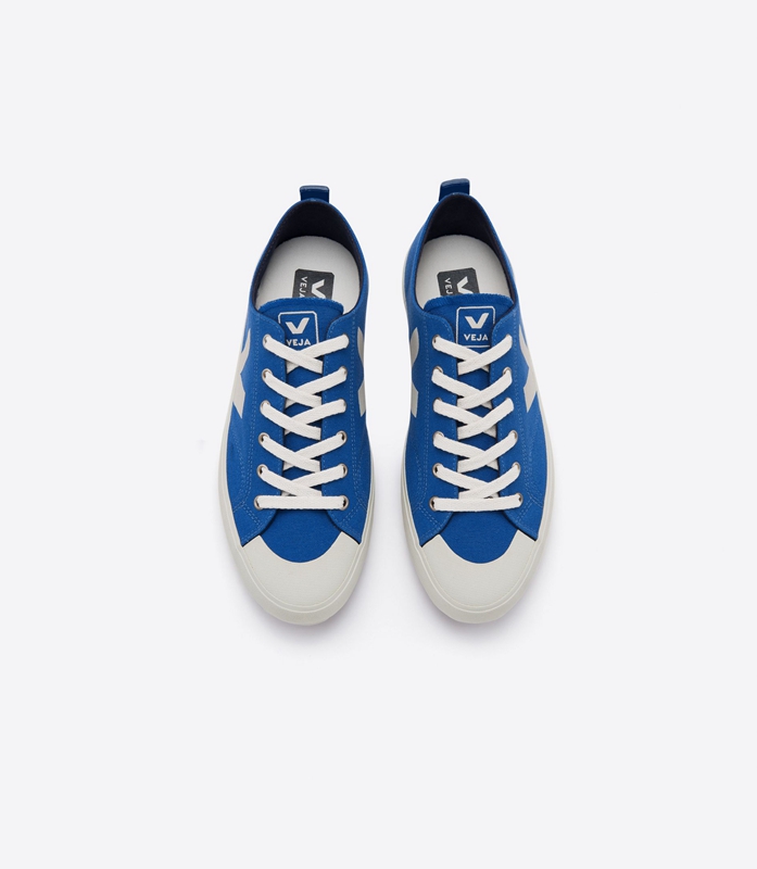 Blue Veja Canvas Indigo Pierre Women's Nova | FUBVI-8392