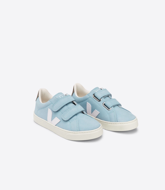 Blue Veja Nubuck Steel Kids' Esplar | FUVWO-4782