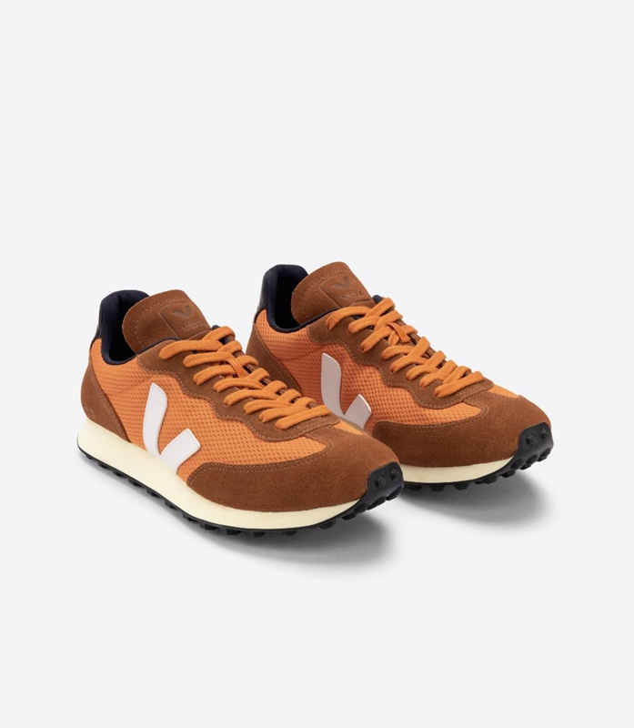 Brown Veja Alveomesh Pumpkin Women's Rio Branco | RCOZN-9735