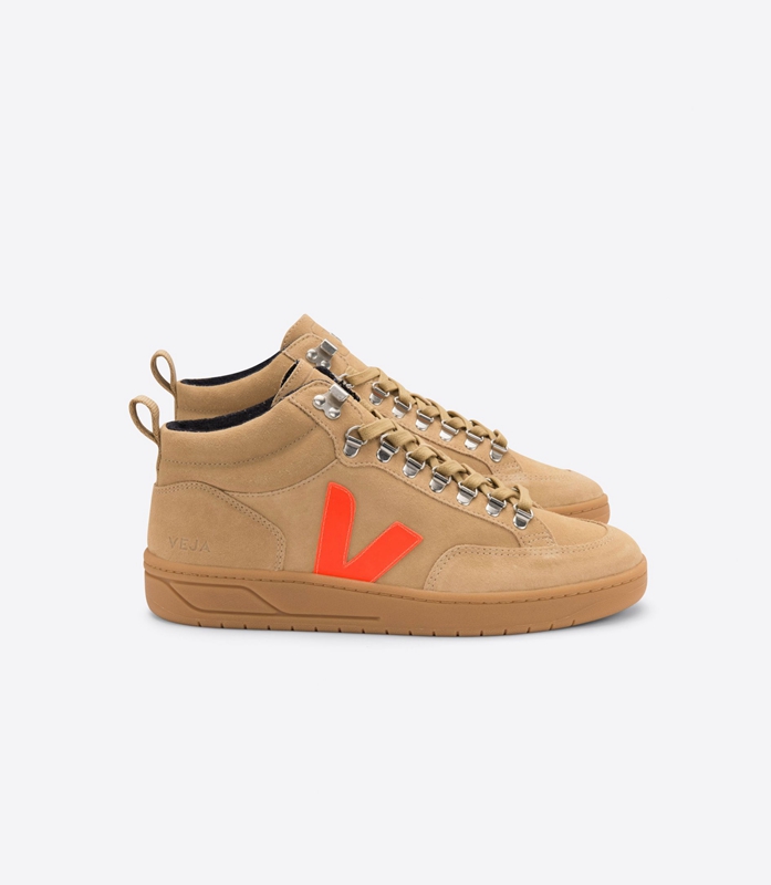 Brown Veja Bastille Suede Desert Women\'s Roraima | VXBOP-8125