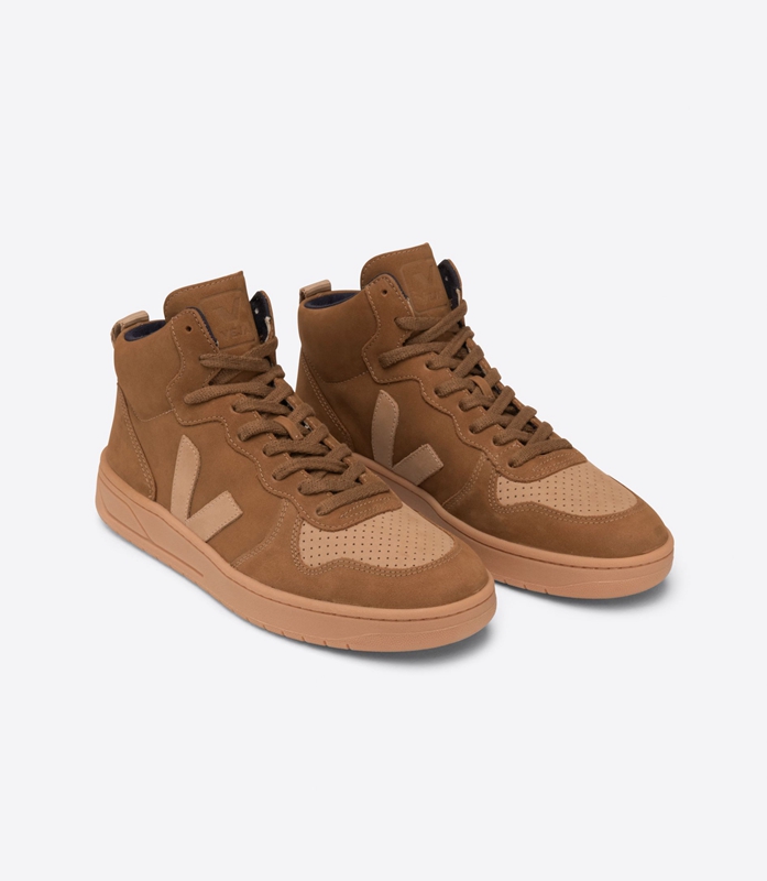 Brown Veja Nubuck Camel Desert Women's V-15 | LTIEF-3790