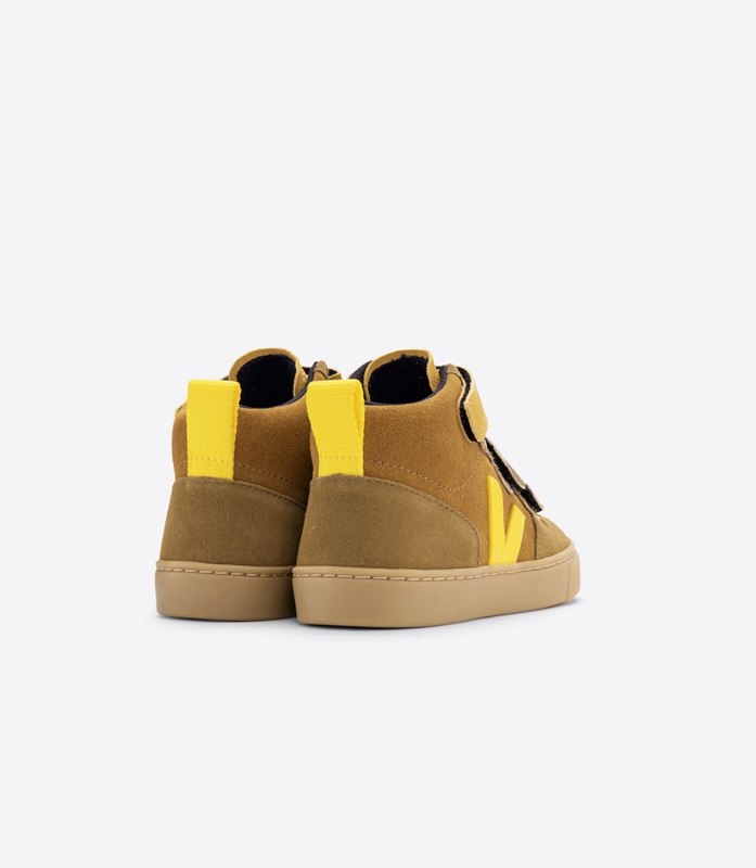 Brown Veja Suede Multico Camel Tonic Kids' V-10 | KIBUT-6074