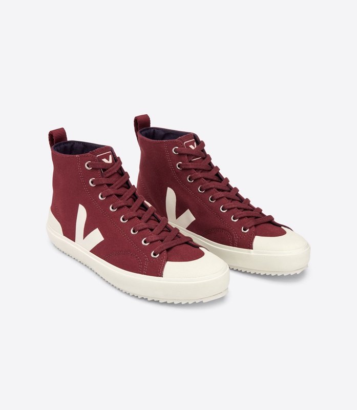 Burgundy Veja Ht Canvas Amarante Pierre Men's Nova | LHPDO-5480