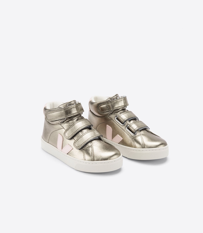 Gold Veja Leather Bronze Petale Kids' Esplar | OFGDC-0459