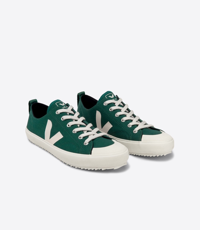 Green Veja Canvas Poker Pierre Men's Nova | MLSYJ-2830