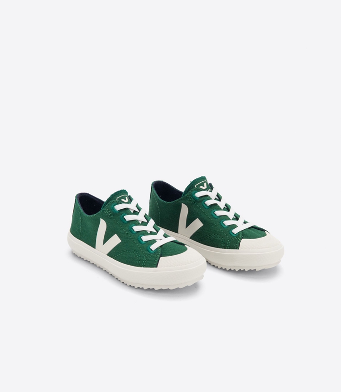 Green Veja Flip Canvas Poker Pierre Kids' Flip | YODMN-6024