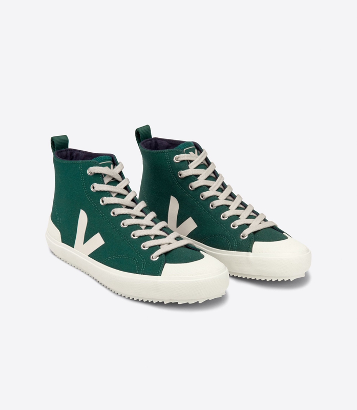 Green Veja Ht Canvas Poker Pierre Men's Nova | UROWC-8592