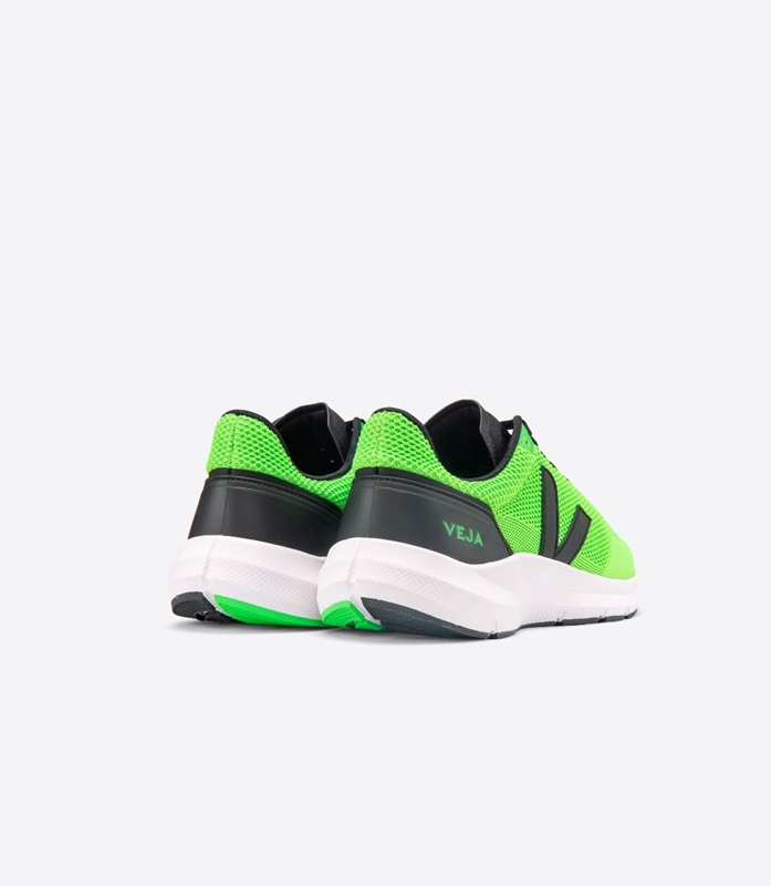 Green Veja V-Knit Vert Fluo Women's Marlin | IJBYE-4631