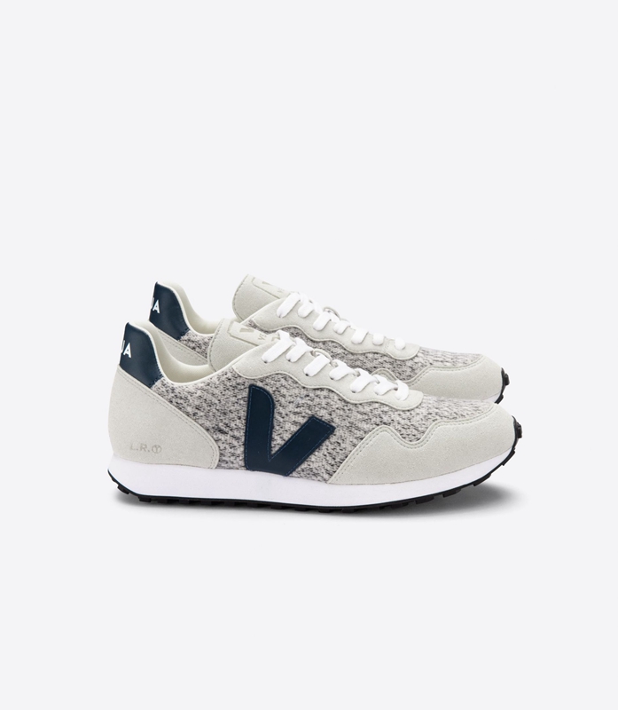 Grey Veja Alveomesh Flannel Snow Nautico Women\'s Sdu | AHTBZ-4629