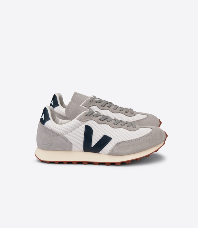 Grey Veja Alveomesh Nautico Men\'s Rio Branco | NRZXW-9054