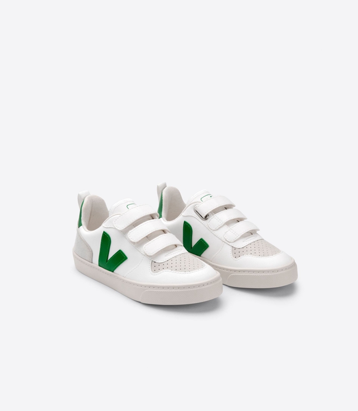 Grey Veja Cwl Emeraude Kids' V-10 | LUDQZ-6738