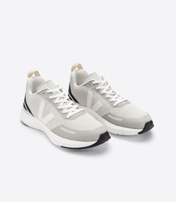 Grey Veja Engineered-Mesh Natural Women's Impala | RGDNA-7280