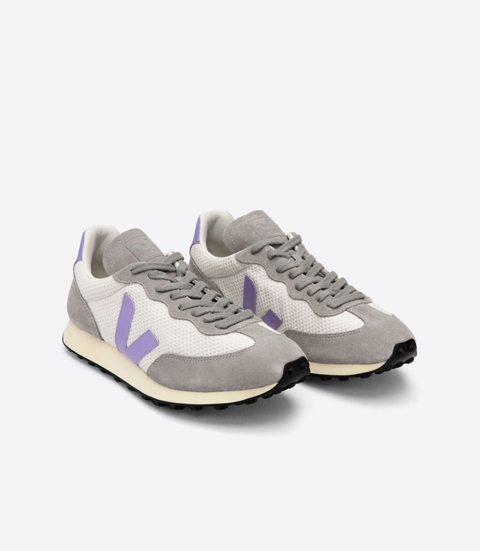 Grey Veja Hexamesh Gravel Lavande Women's Rio Branco | HSRKY-1729