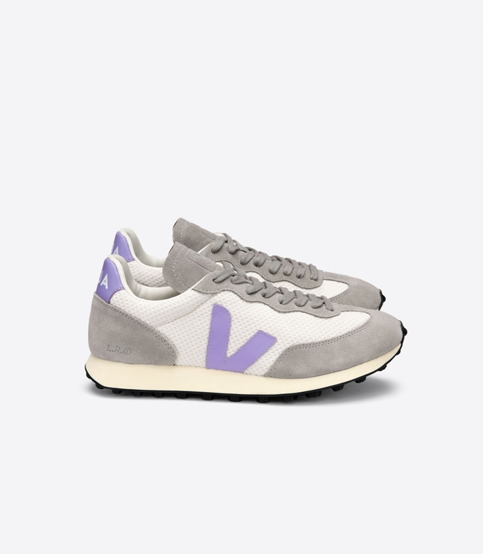 Grey Veja Hexamesh Gravel Lavande Women\'s Rio Branco | HSRKY-1729