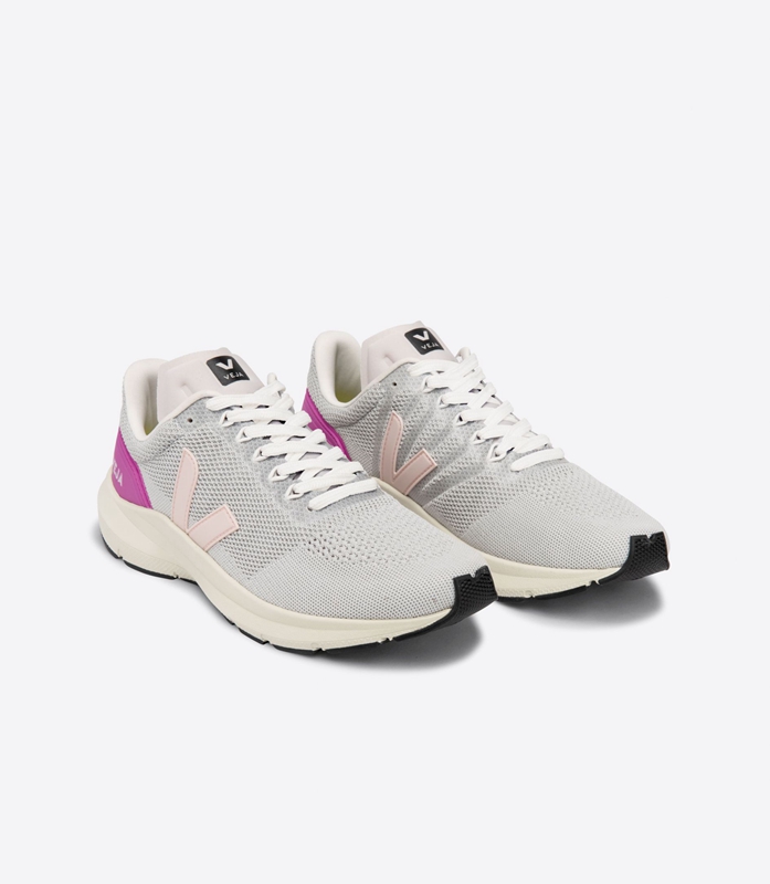 Grey Veja Lt V-Knit Polar Petale Women's Marlin | NREWT-4639