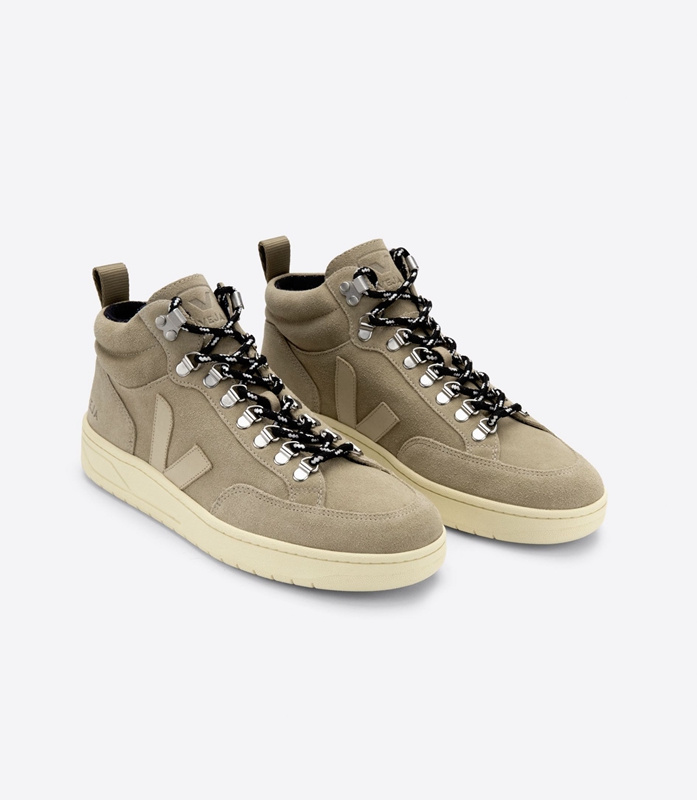 Khaki Veja Suede Dune Almond Men's Roraima | WITGK-1763