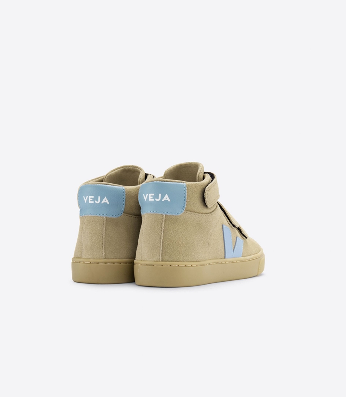 Khaki Veja Suede Dune Steel Kids' Esplar | AECTL-9851