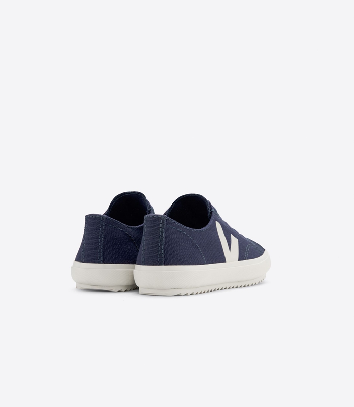 Navy Veja Flip Canvas Marine Pierre Kids' Flip | PRIOQ-3107