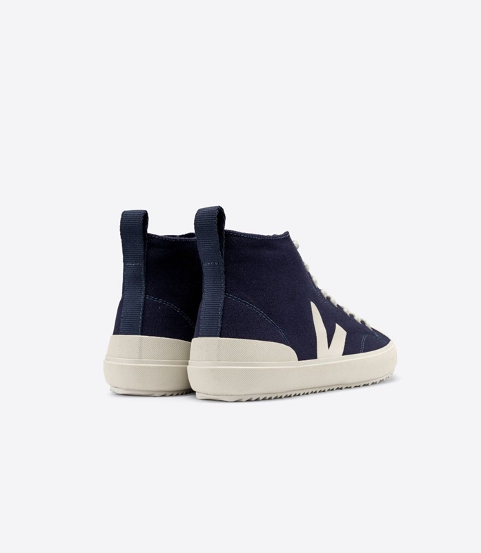 Navy Veja Ht Canvas Marine Pierre Women's Nova | NGILA-1294