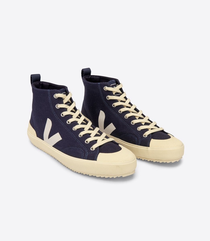 Navy Veja Ht Canvas Nautico Butter Sole Women's Nova | UZCBG-2816