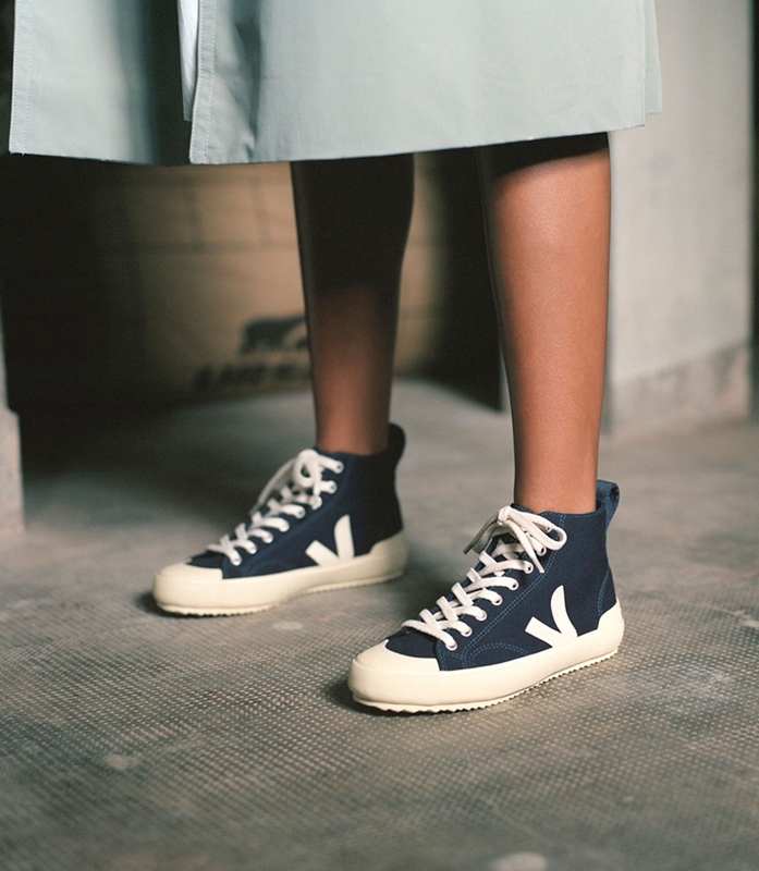 Navy Veja Ht Canvas Nautico Butter Sole Women's Nova | UZCBG-2816