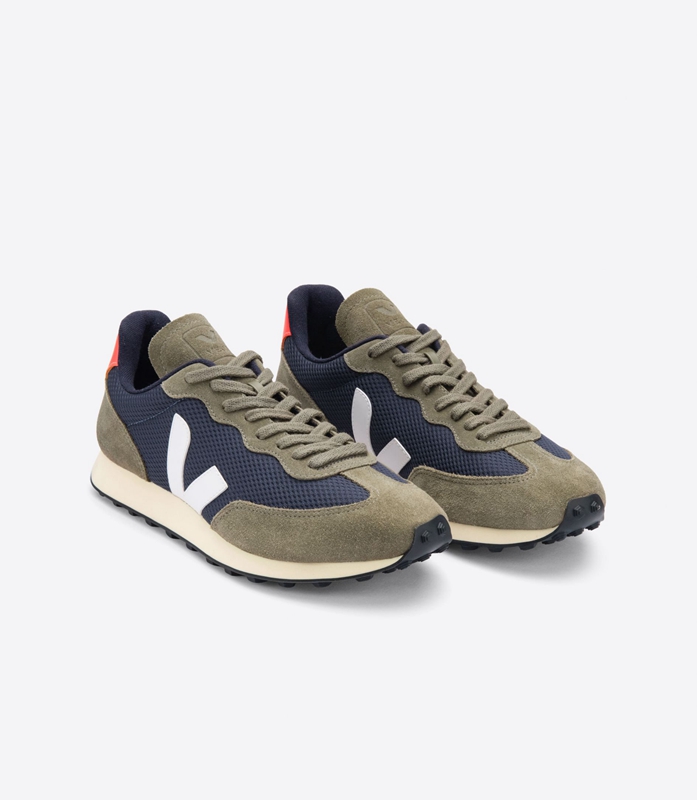 Olive Veja Alveomesh Nautico Fluo Men's Rio Branco | APZRD-9436