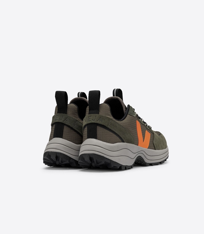 Olive Veja Ripstop Kaki Neon Men's Venturi | SVOUA-9724