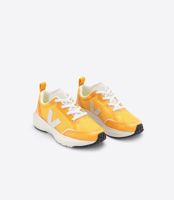 Orange Veja Alveomesh Ouro Pierre Kids' Canary | WZPLA-0482