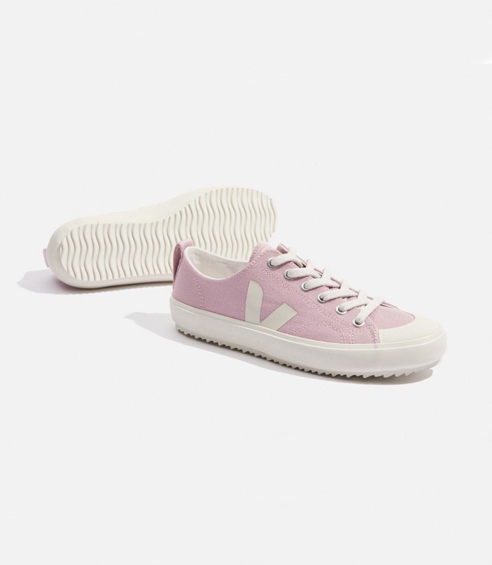 Pink Veja Canvas Babe Pierre Women's Nova | MLAOT-5781