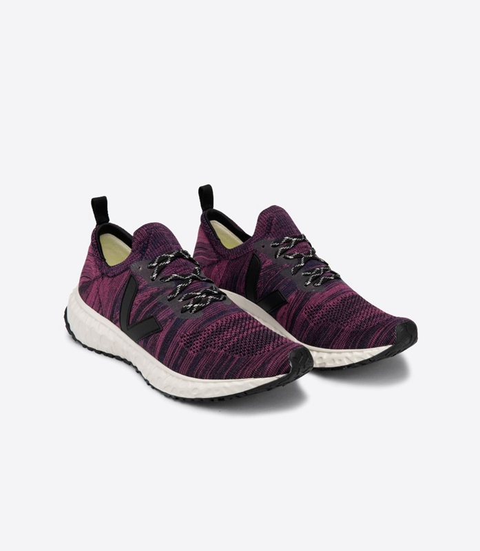 Purple Veja V-Knit Mix Ultraviolet Women's Thunderbird | SOMZP-0419