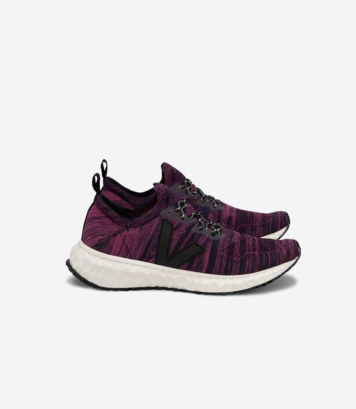 Purple Veja V-Knit Mix Ultraviolet Women\'s Thunderbird | SOMZP-0419