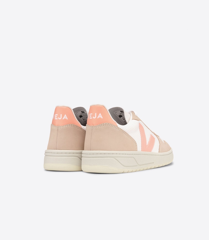 White Veja Alveomesh Bellini Almond Women's V-10 | FISVD-9704