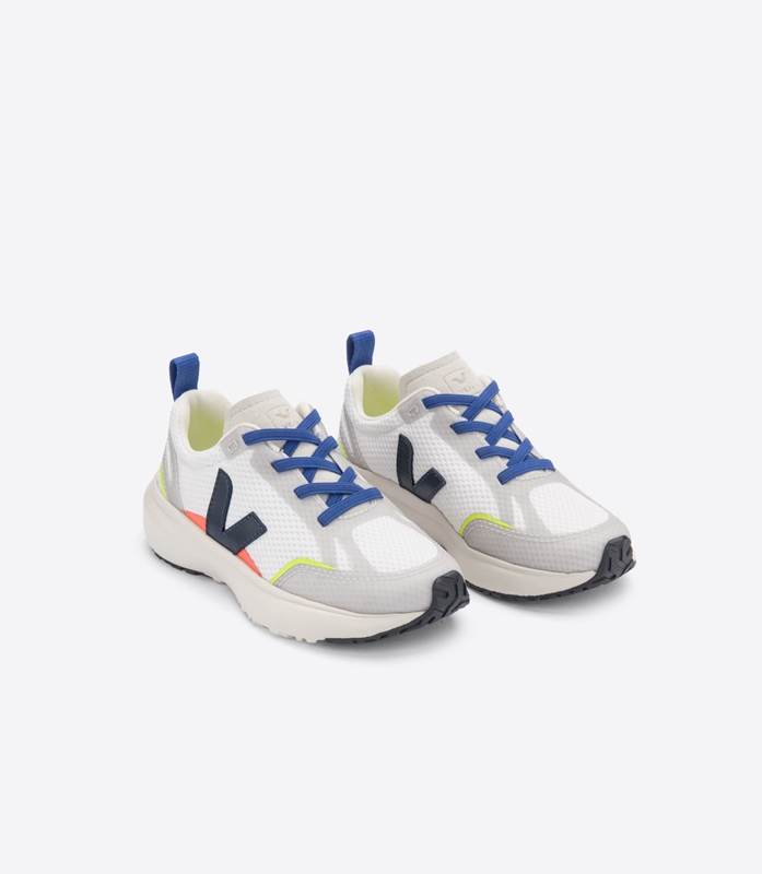 White Veja Alveomesh Nautico Kids' Canary | NPQCF-6382