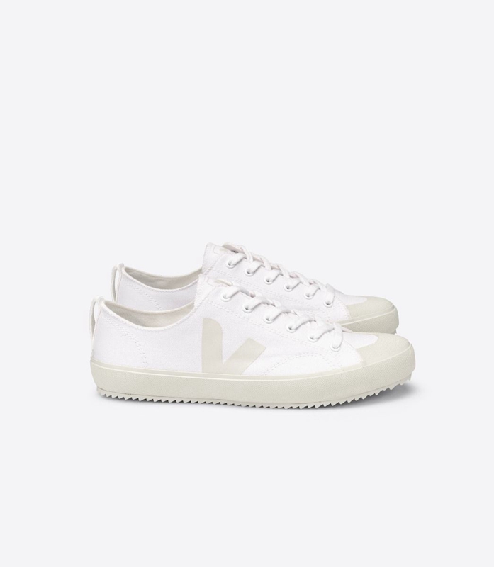 White Veja Canvas Pierre Women's Nova | NRBZA-8965