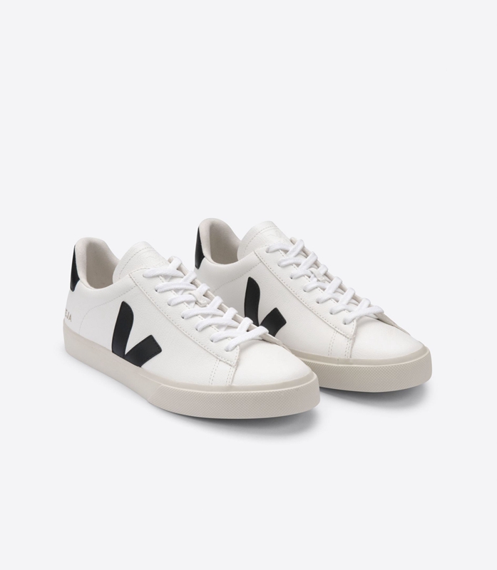 White Veja Chromefree Leather Men's Campo | VSHWO-4853