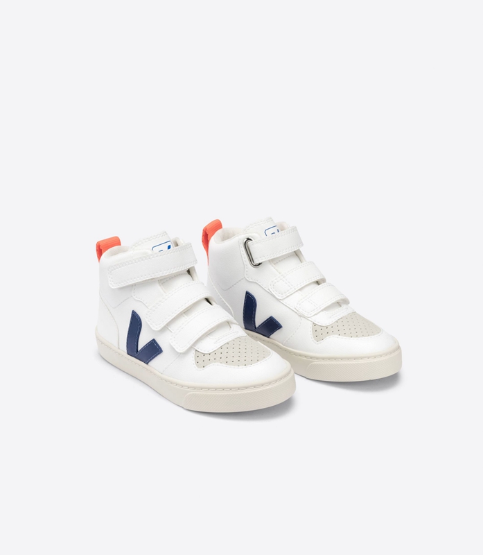 White Veja Cwl Cobalt Fluo Kids' V-10 | LWUFE-6425