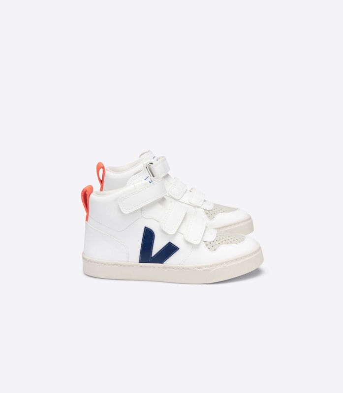 White Veja Cwl Cobalt Fluo Kids\' V-10 | LWUFE-6425