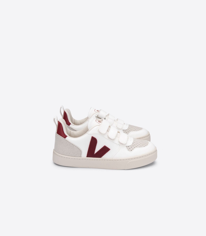 White Veja Cwl Marsala Kids\' V-10 | CVXUY-6089