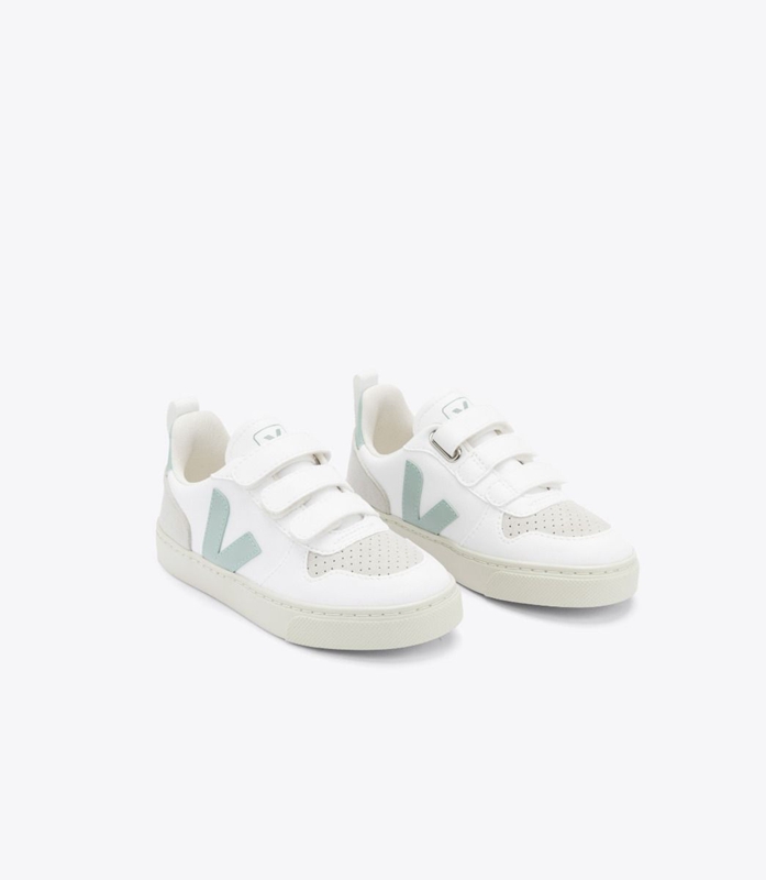 White Veja Cwl Matcha Kids' V-10 | ZOYCG-9463