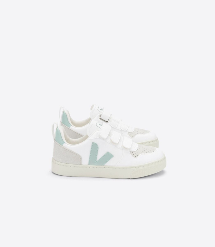 White Veja Cwl Matcha Kids\' V-10 | ZOYCG-9463