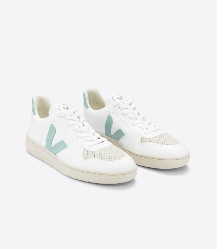 White Veja Cwl Matcha Men's V-10 | ORAYI-5960