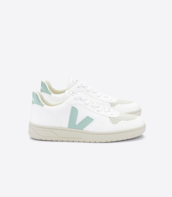 White Veja Cwl Matcha Women\'s V-10 | LNOHV-9536