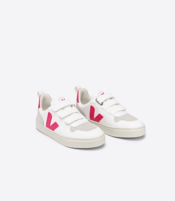 White Veja Cwl Mia Kids' V-10 | NBWRP-7029