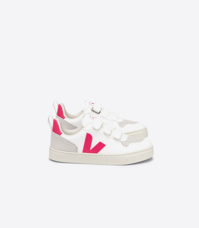 White Veja Cwl Mia Kids\' V-10 | NBWRP-7029